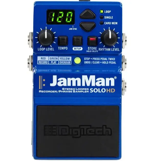 Digitech - Jamman - Solo Hd Stereo Looper Pedal - Blue Finish 1