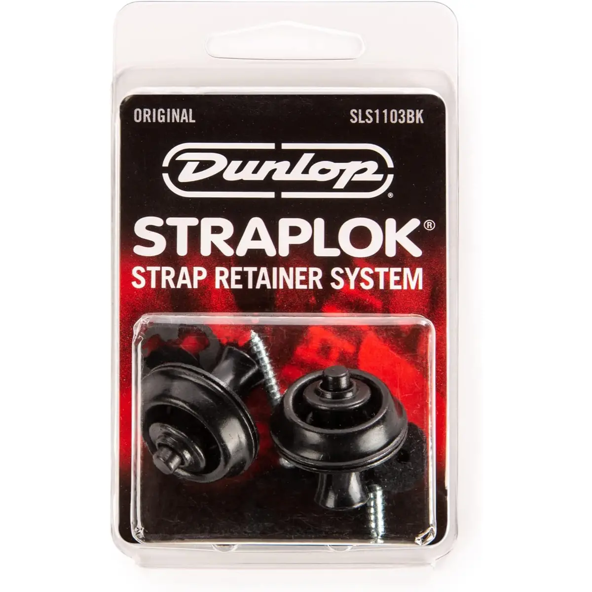 Dunlop - Sls1103bk - Straplok - Original Strap Retainer System - Black Finish 1
