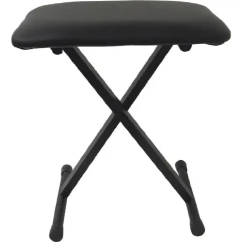 Casio Arbench - X-Style Adjustable - Padded Folding Keyboard Bench - Black Finish 1