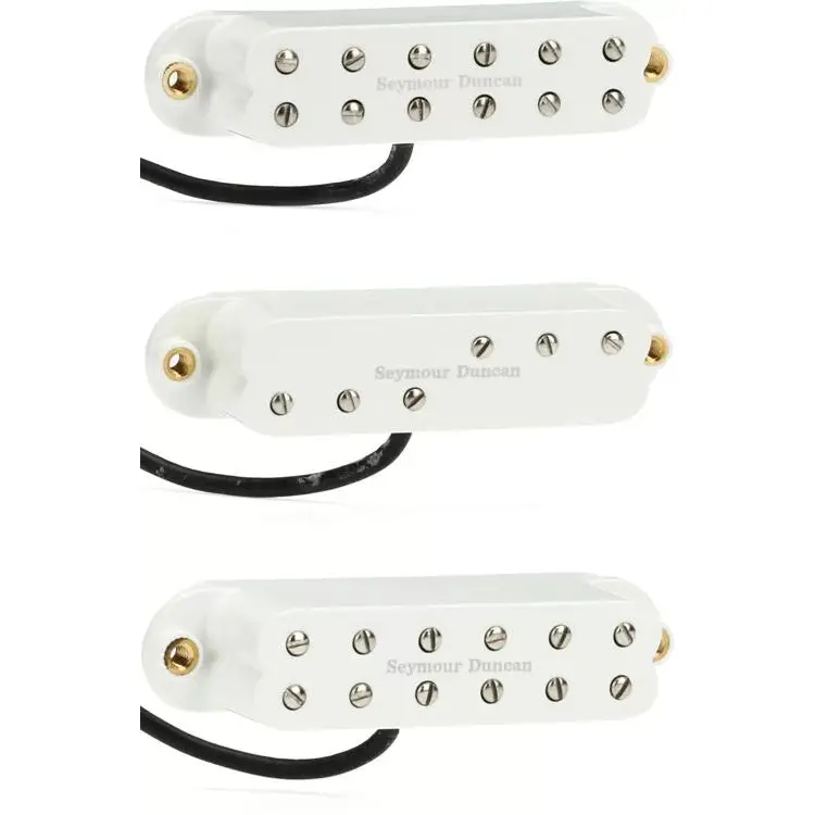 Seymour Duncan Everything Axe Humbucker Set For Strat - White Finish (Set Of 3 Pickups) 1