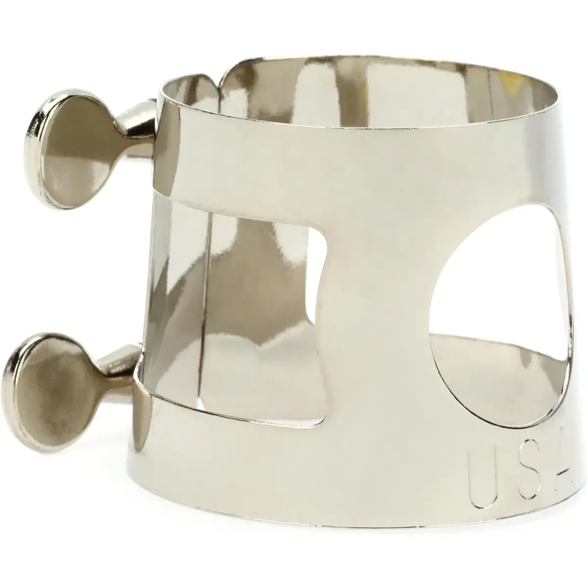 Selmer #1696 - Bass Clarinet Ligature - Nickel Plated 1