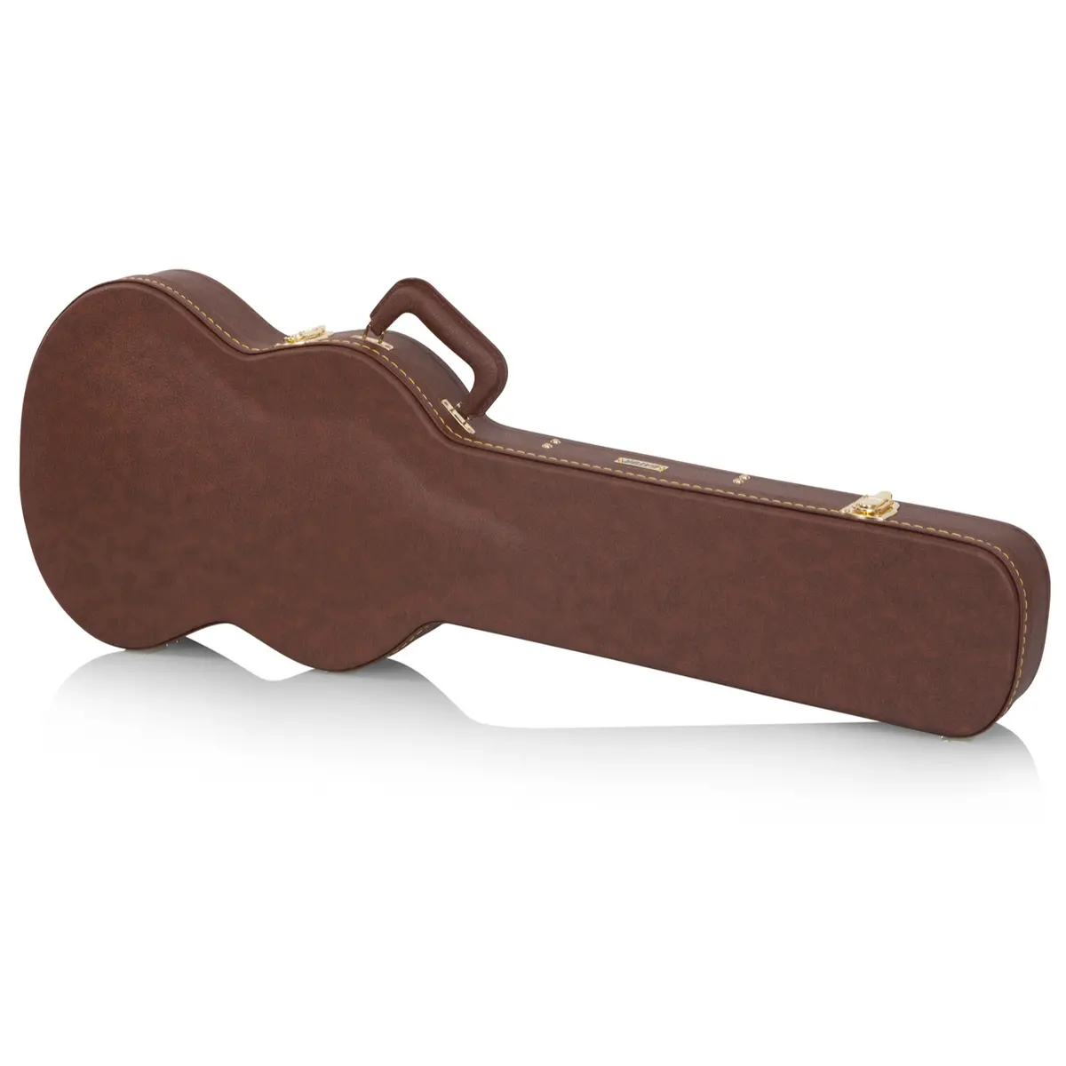 Gator Cases Gw-Sg-Brown - Deluxe Wood Series Gibson Sg Guitar Case 1
