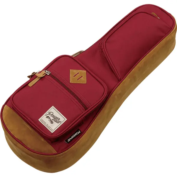 Ibanez Iubs541-Wr - Ukulele Gig Bag For Soprano Ukuleles - Red/Tan Finish 1