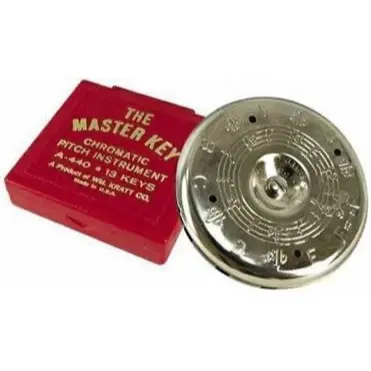 Kratt - Mk2 Master Key Pitch Pipe - A-440 - 13 Key - 1 Piece 1