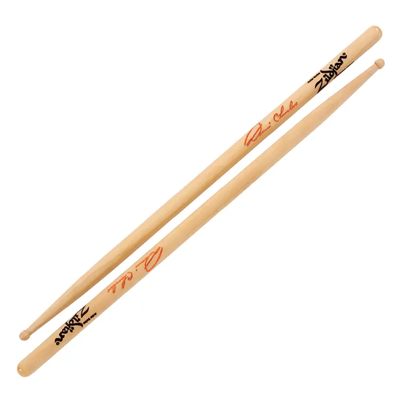 Zildjian Artist Series Drumsticks - Dennis Chambers - Select Hickory W/Wood Tip (1 Pair) 1