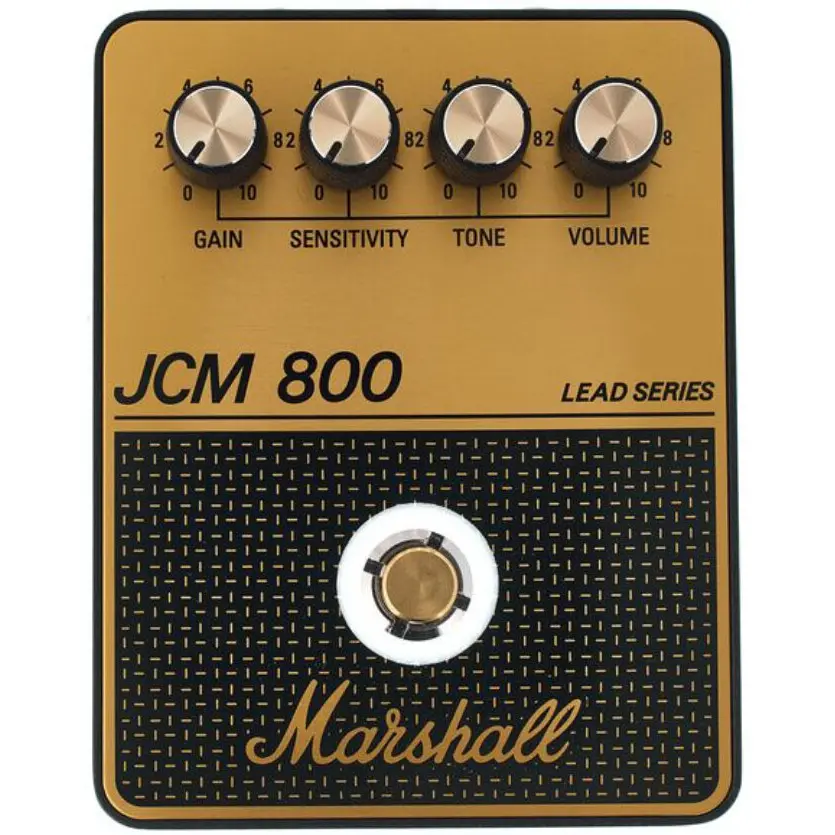 Marshall Jcm800 Overdrive/Distortion Pedal - Black/Gold Finish 1