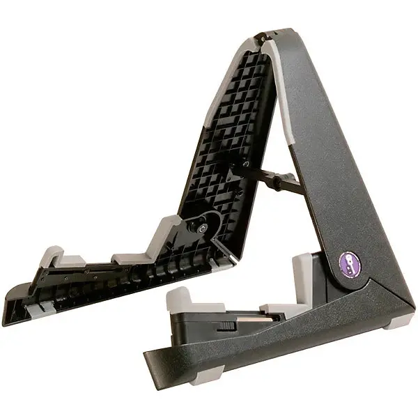 On-Stage Gs6500 Mighty Guitar Stand - Compact, Adjustable Guitar/Bass Stand 1