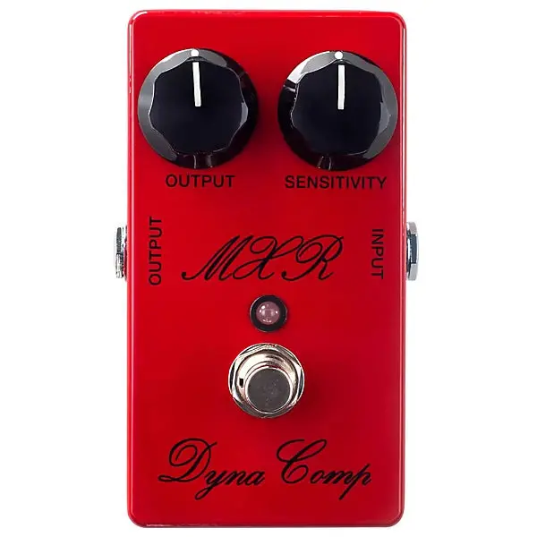 Mxr Csp102sl Script Logo Dyna Comp Compressor Pedal - Red Finish 1