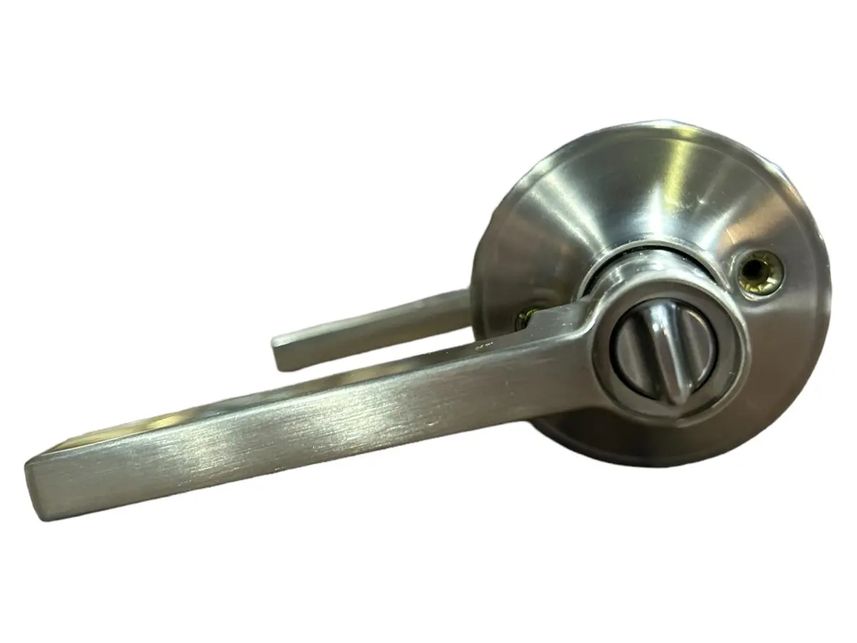 Schlage, Residential, J54 Sol 619, J54, Solstice, Keyed Entry, Lever, Lock, Satin Nickel - New In Box 1