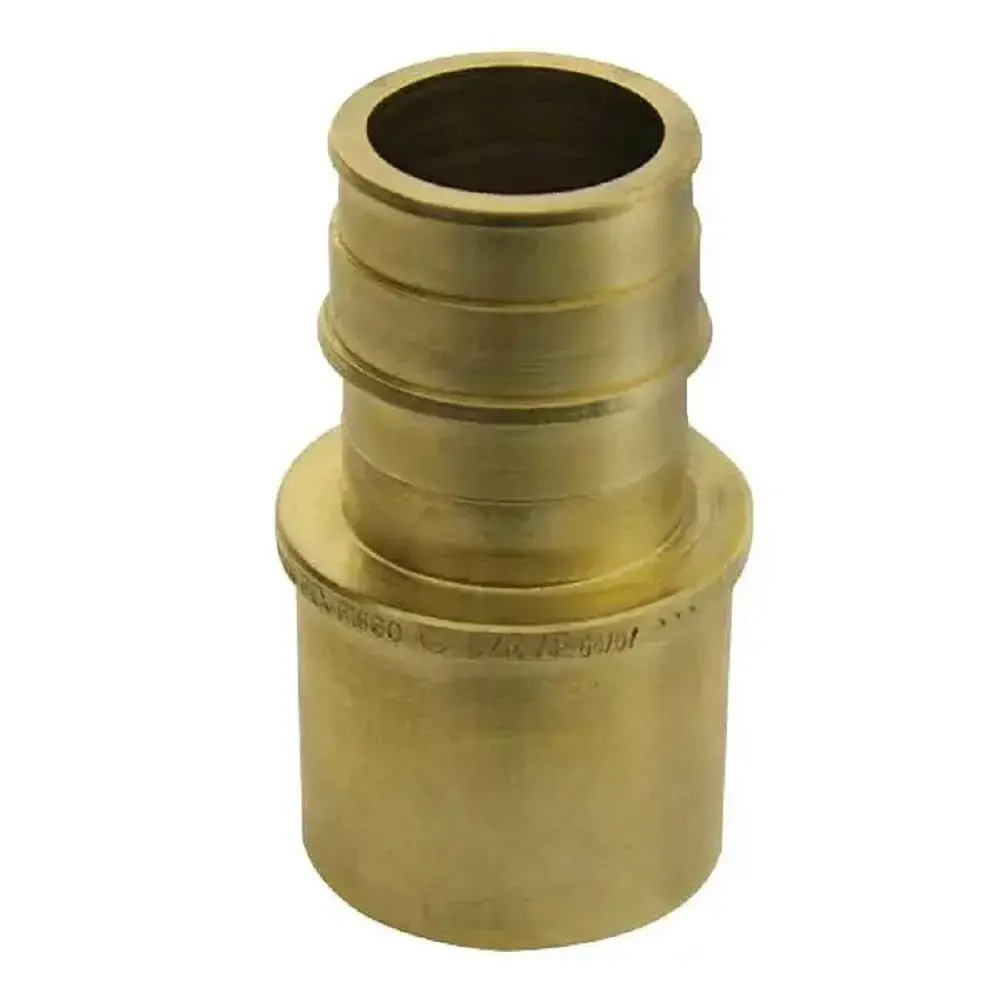 Bag Of 10, Uponor, Lf4511010, Propex, Lf, Brass Sweat Adapter, 1" Pex X 1", Copper- New In Original Packaging 1