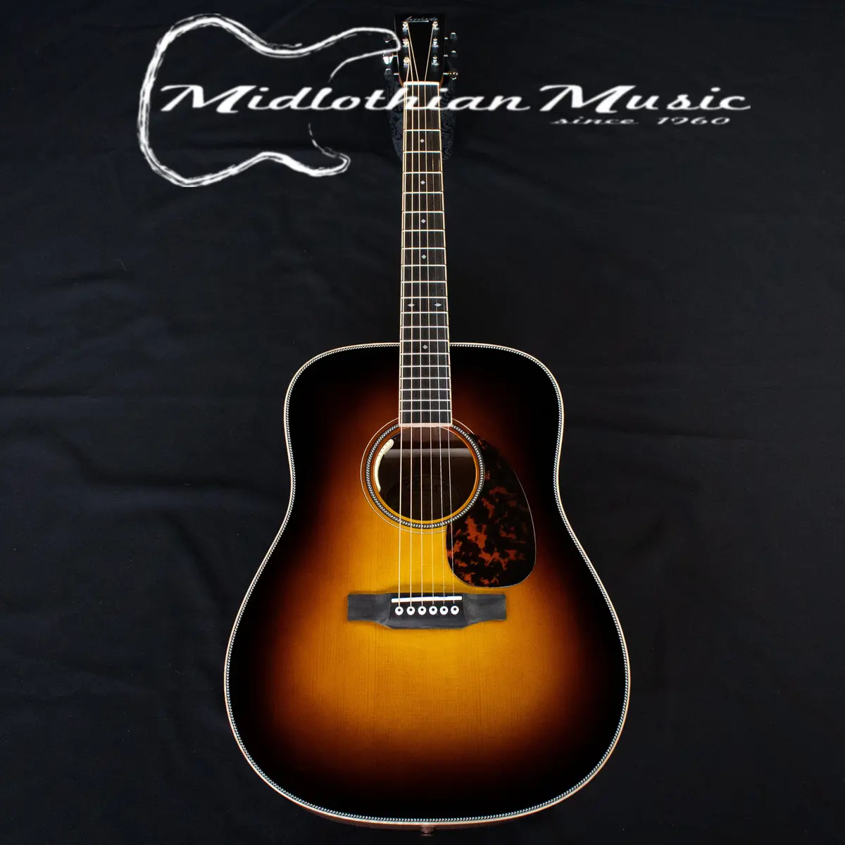 Larrivee D-50E (Mahogany) - Acoustic/Electric Guitar - Gloss Sunburst Finish W/Case (139388) 1