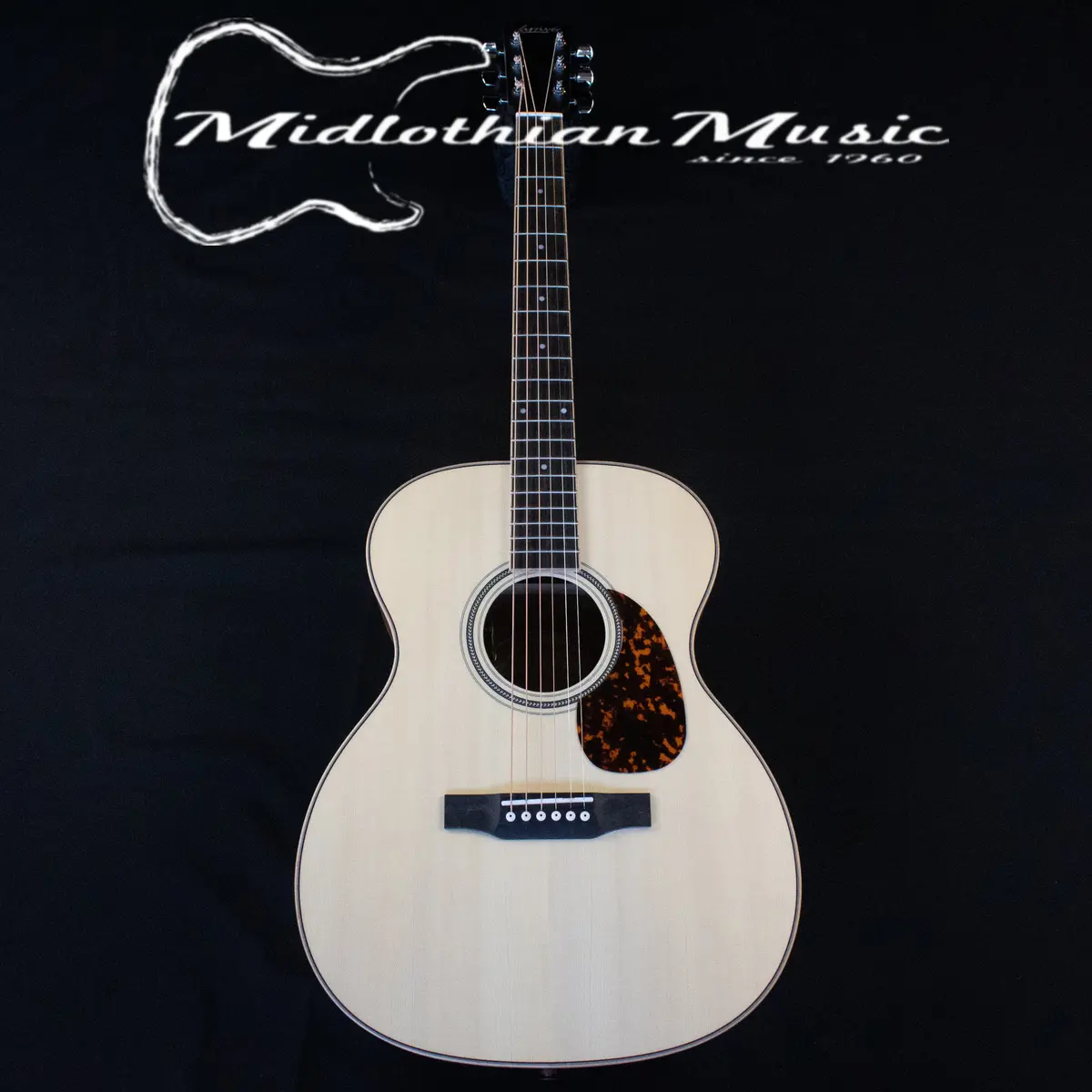 Larrivee Om-03 Bh (Bhilwara) - Acoustic/Electric Guitar - Natural Satin Finish W/Case (137341) 1