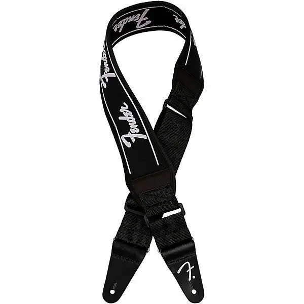 Fender - Swell Neoprene Guitar Strap - 2.5" Running Logo 1