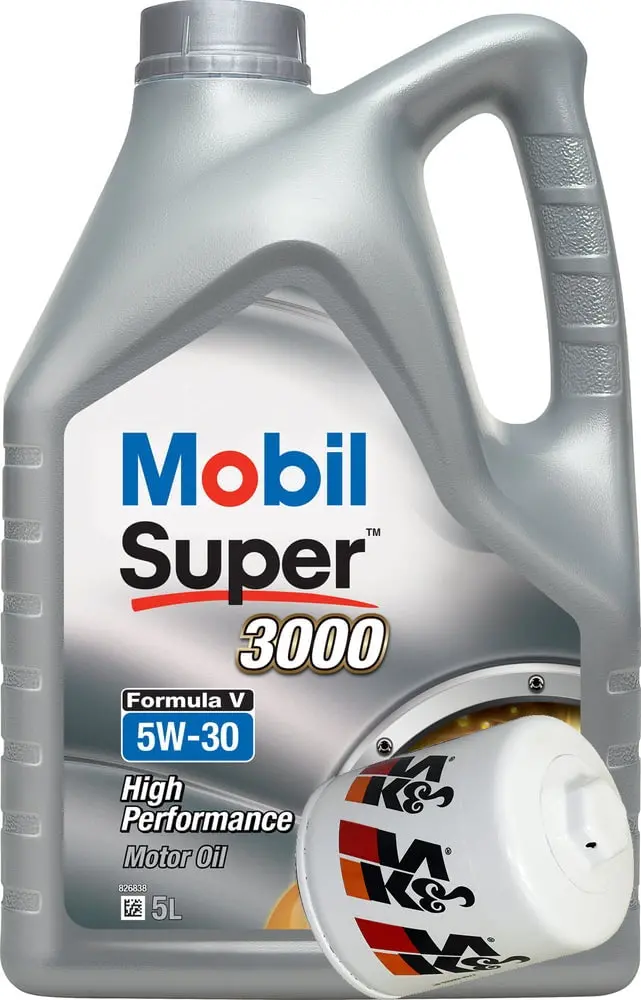Soarer 1Uz Mobil 1 5W-30 Formula V Super 3000 Engine Oil & Filter Kit 6L (K&N Filter) 1