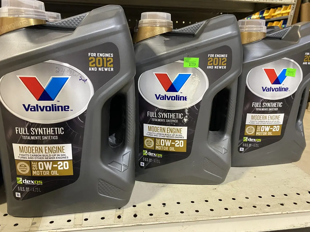 Valvoline Oil Ow-20  5 Quart In-Store-Pickup-Only 1
