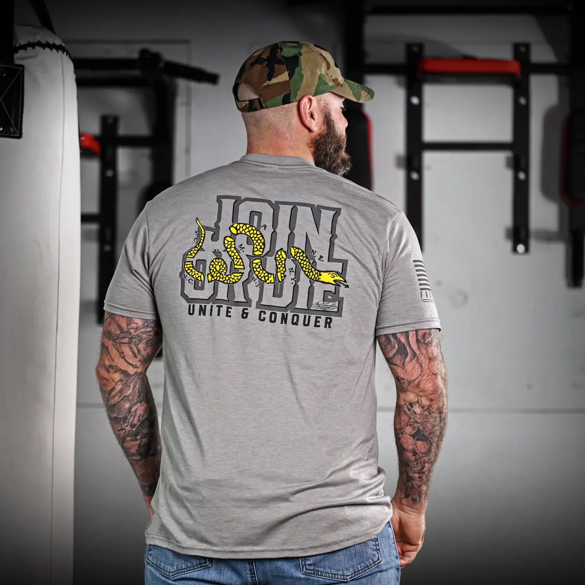 Men's Join Or Die Patriotic T-Shirt 1