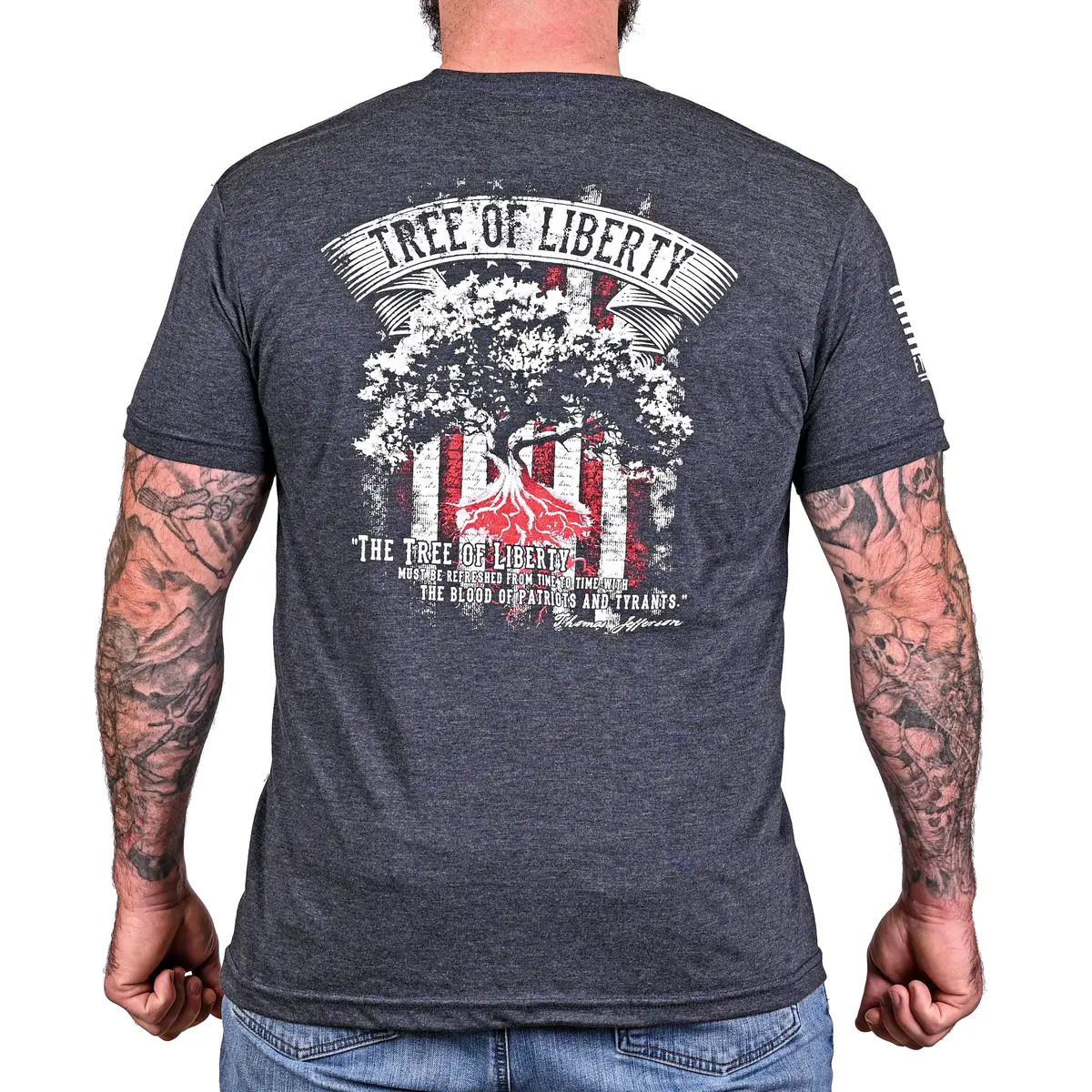 Men's Tree Of Liberty Patriotic T-Shirt 1