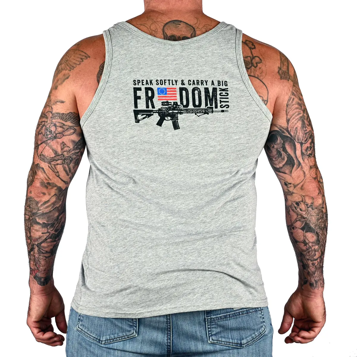 Men's Freedom Stick Patriotic 2A Tank Top 1