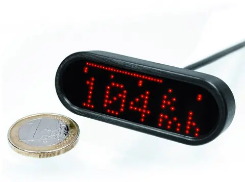 Motogadget Motoscope Mini Digital Speedometer And Tachometer - Black Or Polished 1