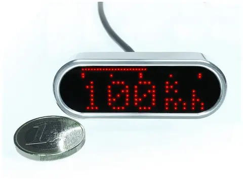 Motogadget Motoscope Mini Digital Speedometer And Tachometer - Black Or Polished 2