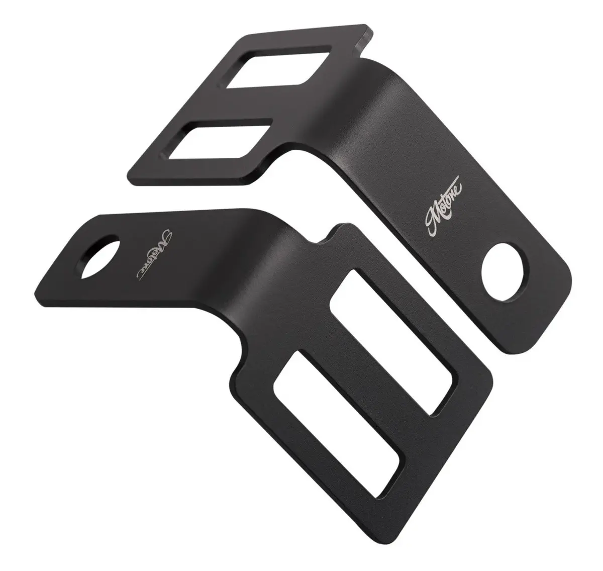 Motone Under Seat Turn Signal Brackets - Polished Or Black 1