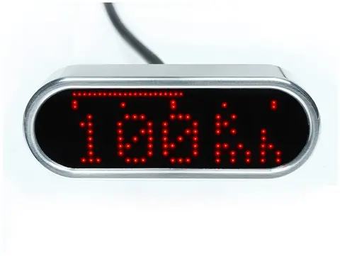 Motogadget Motoscope Mini Digital Speedometer And Tachometer - Black Or Polished 1
