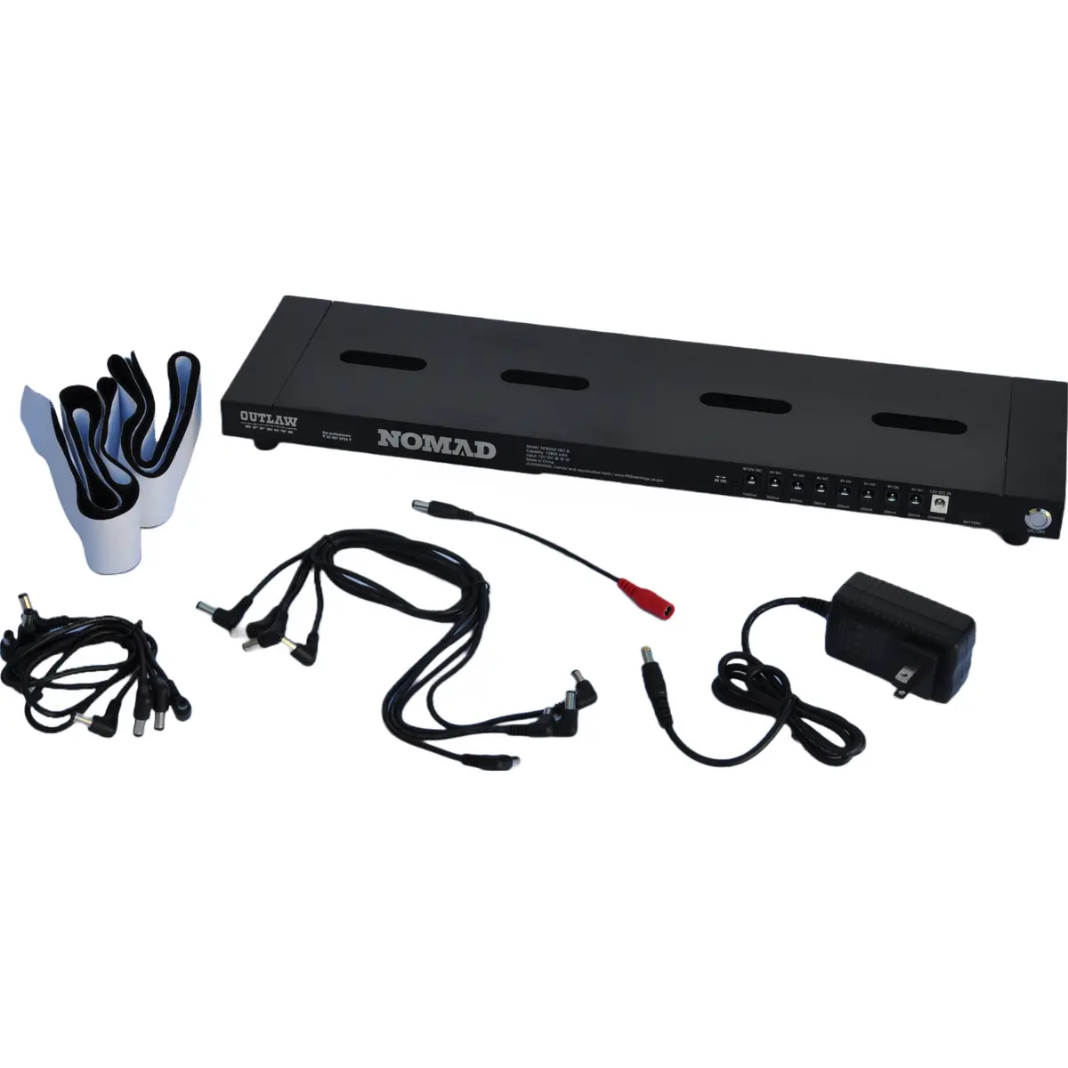 Outlaw Effects - Nomad-Iso-S Rechargeable Powered Pedal Board 1