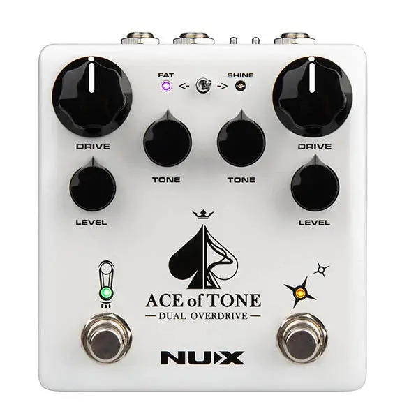 Nux Ace Of Tone (Ndo-5) Dual Overdrive Effects Pedal 1