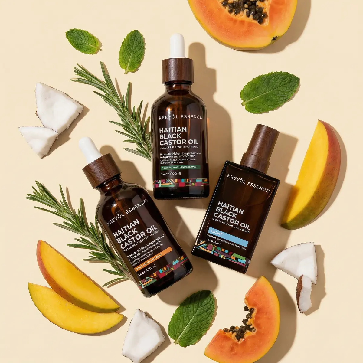 Best Seller: Haitian Black Castor Oil Growth Trio 1