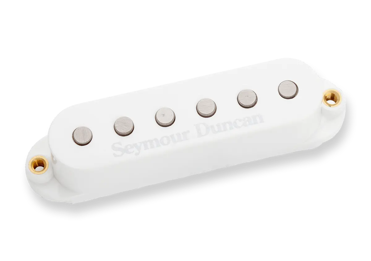 Seymour Duncan - Stk-S4b Classic Stack Plus For Strat - Noiseless Single Coil Bridge Pickup - White Finish (11203-10-Wc) 1