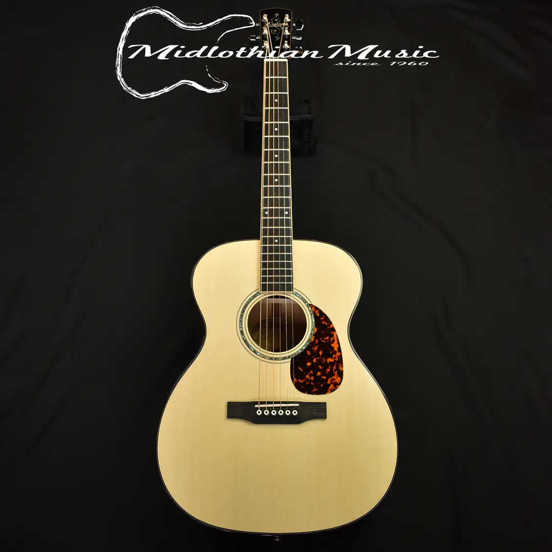Larrivee Om-09 Custom - Silver Oak & Sitka Spruce - Acoustic Guitar W/Case (137389) 1