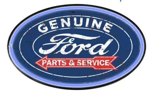 Ford Parts Rope Oval Led Sign 1