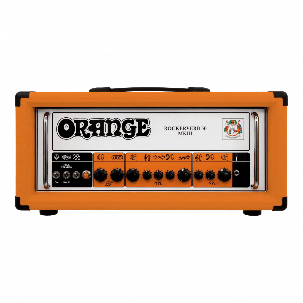 Orange Rockerverb 50 Mkiii - 50-Watt 2-Channel Tube Head - Orange Finish 1