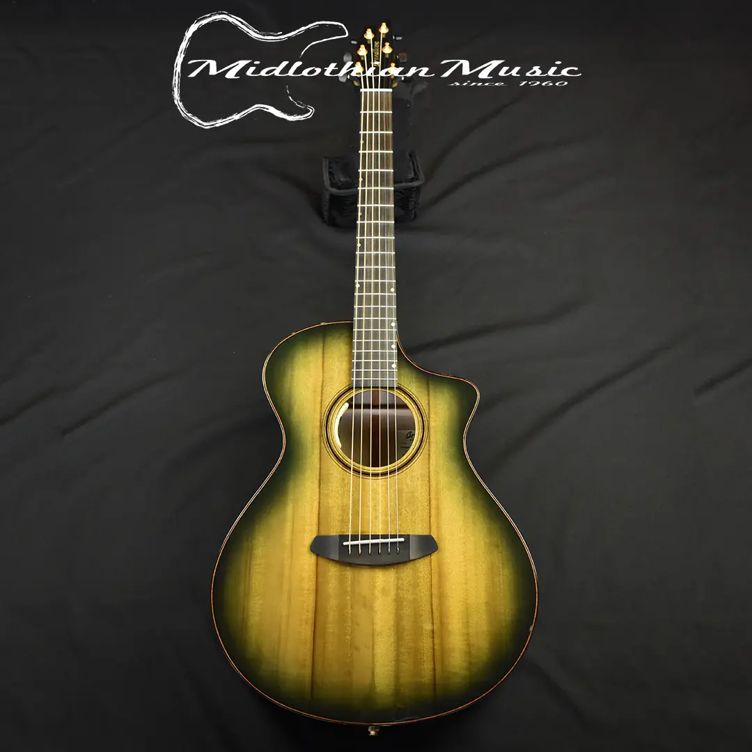 Breedlove Oregon Concert Harvest Ce Ltd - Myrtlewood Acoustic/Electric Guitar W/Case (27628) 1