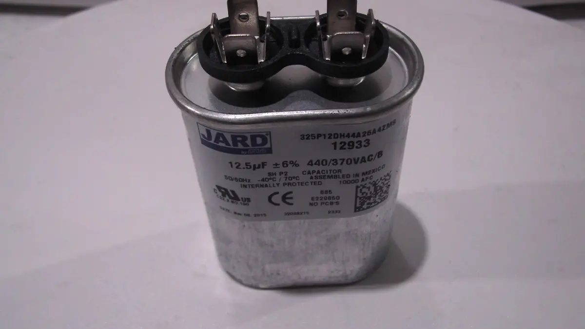 Good Parts Ele-125440Ov2 12.5 Mfd 440/370V Run Capacitor Oval 1