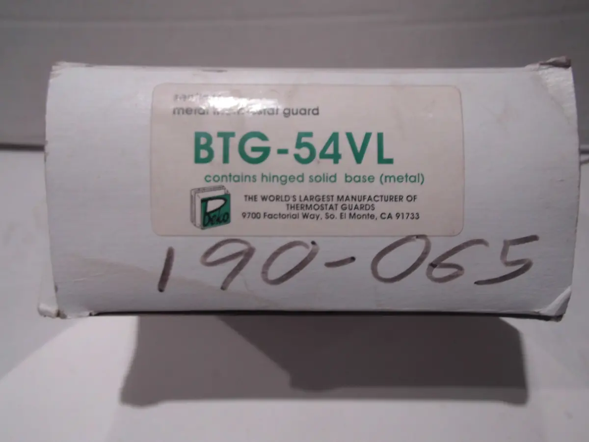 Sentinel Beige Metal Sentinel Thermostat Guard - Ring Base - 6" X 3-13/16 Btg-54Vl 1