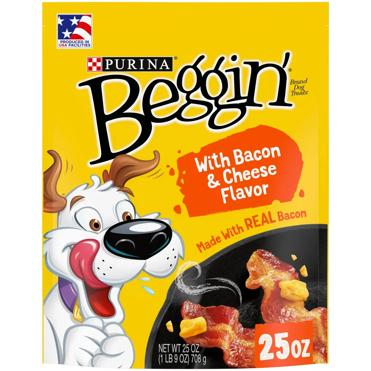 Purina Beggin' Strips Real Meat Dog Training Treats, Bacon & Cheese Flavors, 25 Oz. Pouch Store Pickup Only 1