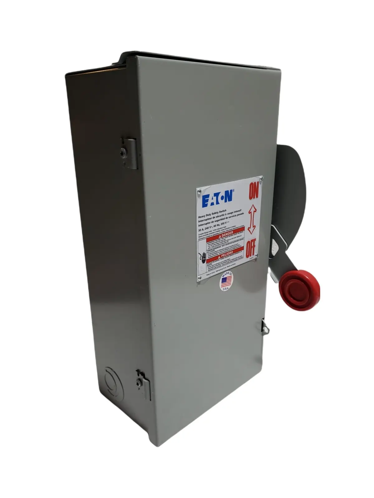 Eaton - Cutler Hammer Dh221nrk Safety Switch, 30A, 2P, 240V/250Dc, Hd Fusible, Nema 3R 1
