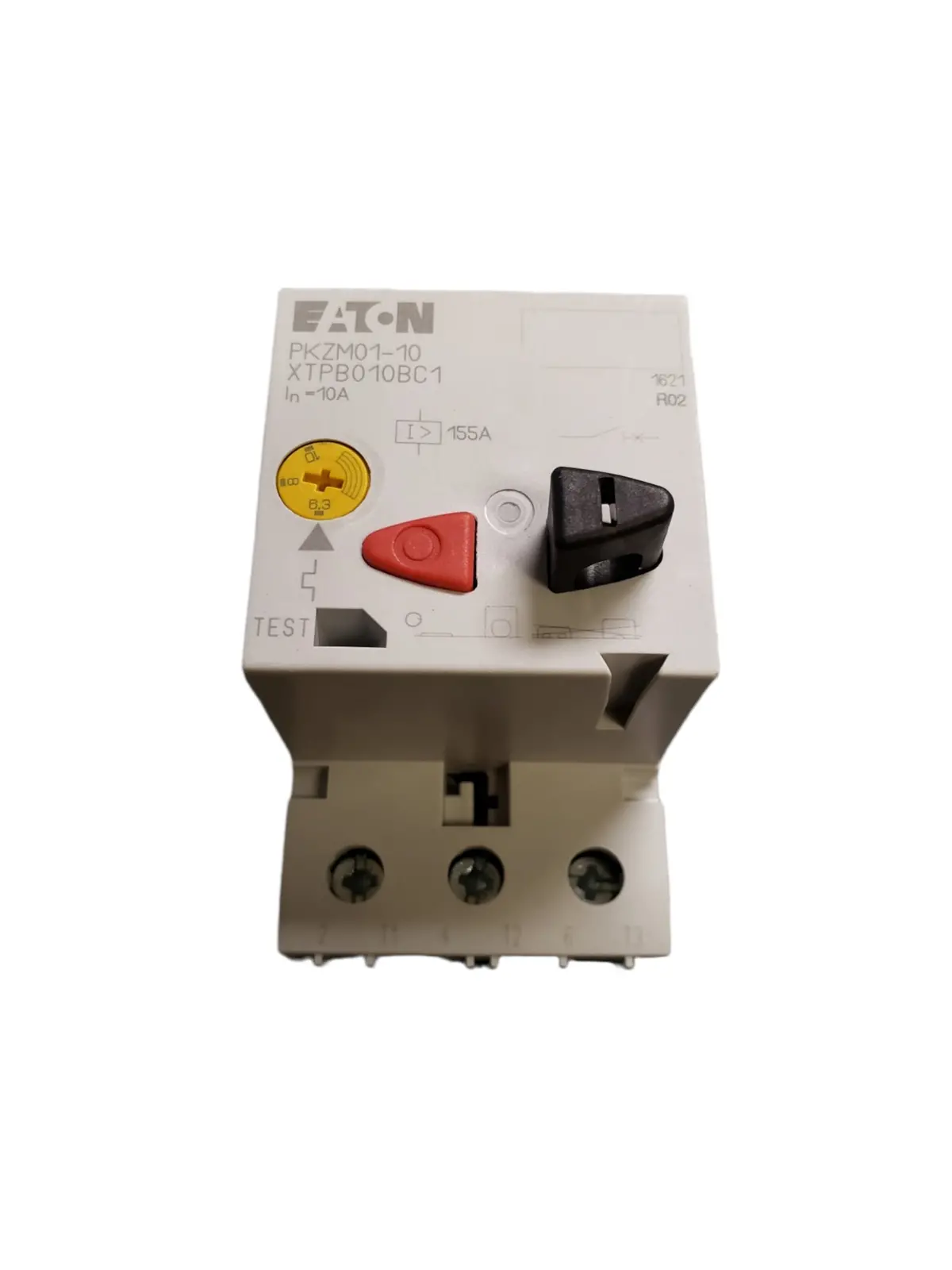 Eaton - Cutler Hammer Pkzm01-10 Electric Motor Breaker; 4Kw; 220÷690Vac; Din; Overcurrent Release: 6.3÷10A 1