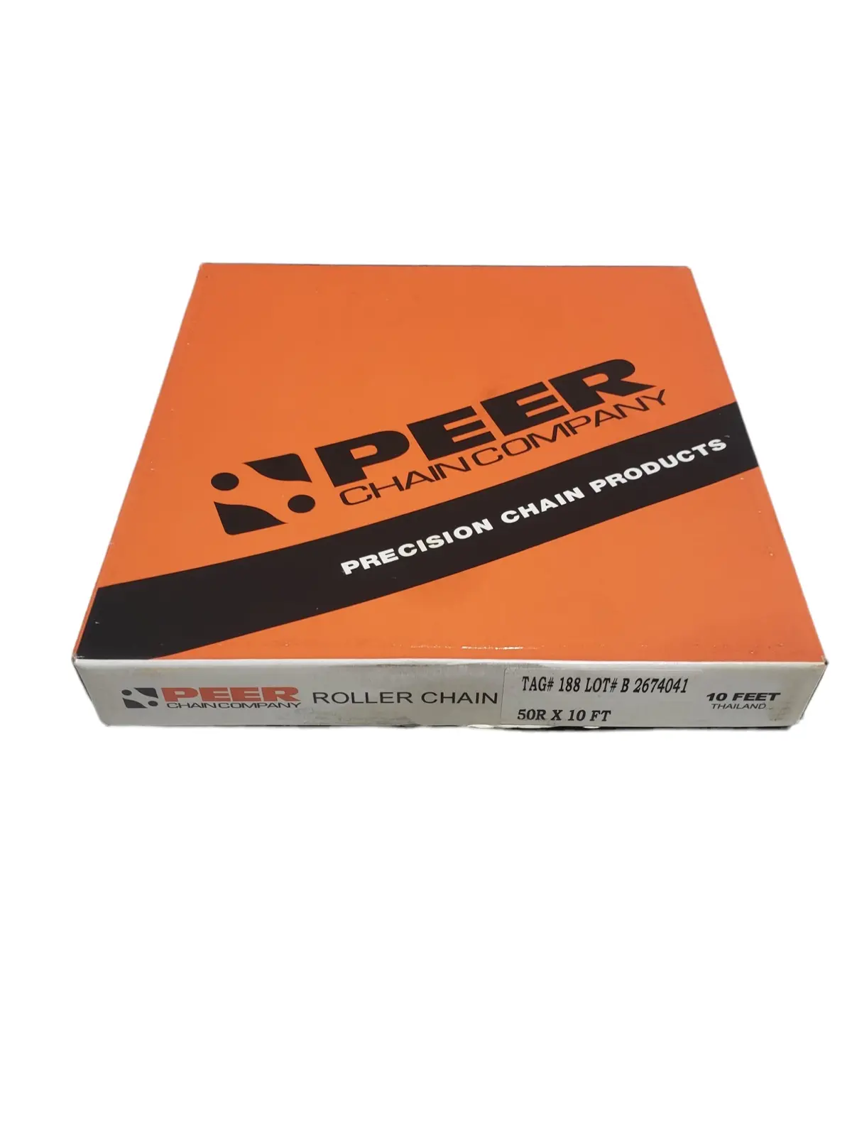 Peer 188 / 50R X 10Ft Roller Chain - New In Box 1