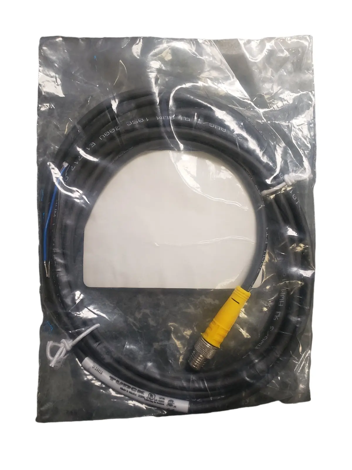 Turck M8 Single Ended Cordset 3 Wire, 2 Meter, Straight Male Flexible (Psg 3M-2/S760) - New In Original Packaging 1