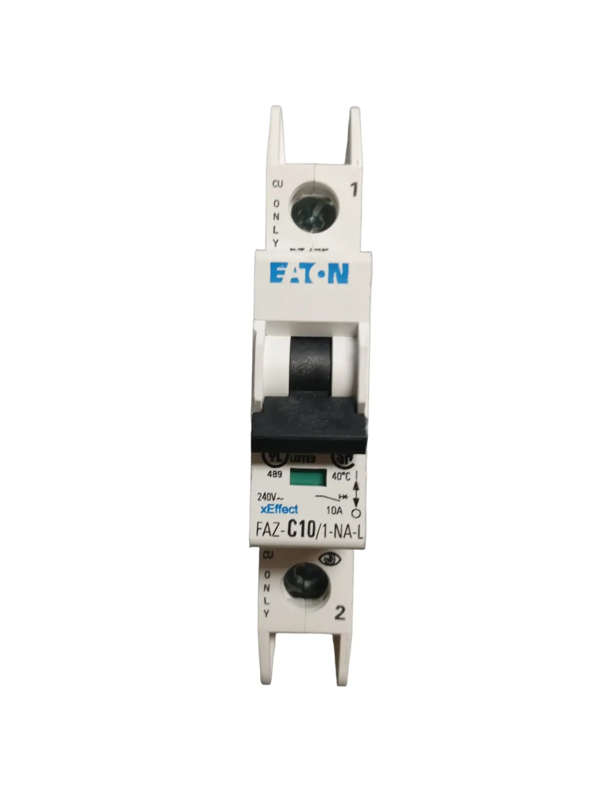 Eaton - Cutler Hammer, Faz-C10/1-Na-L, Circuit Breaker, Faz, C Curve, 1 Pole, 10A, 240 Vac - New In Box 1