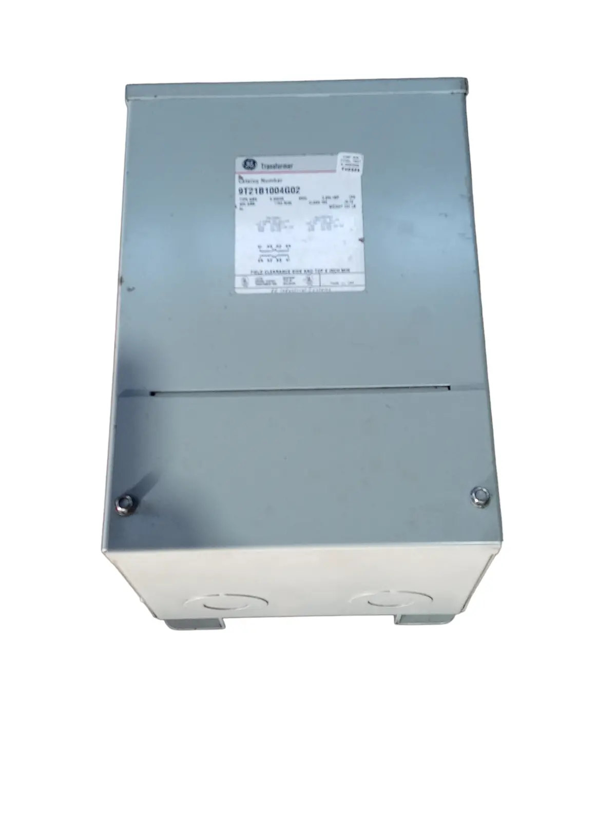 Ge, 9T21b1004g02, Transformer, 5000Va, 240/480Vac, Primary, 120/240Vac, 1Phase, Secondary, Enclosed 1