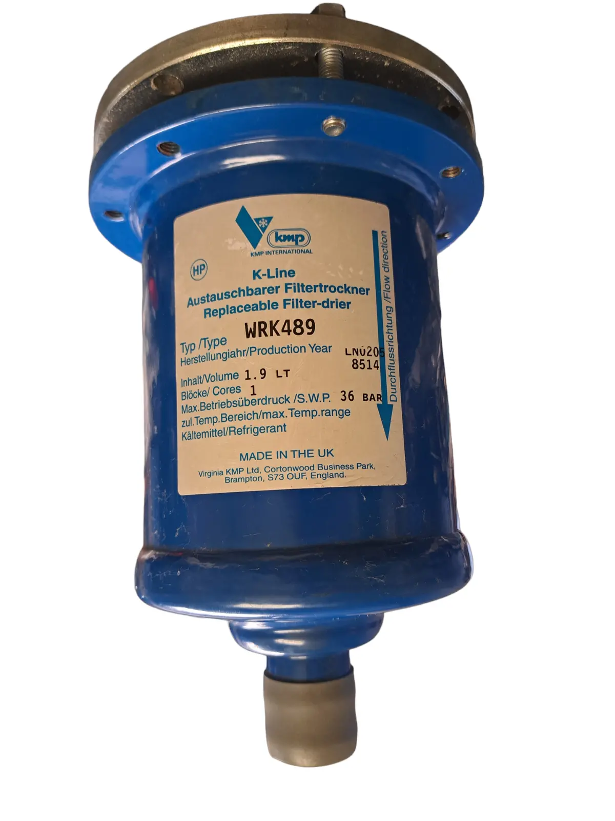 Virginia, Kmp, Wrk489, 48 Cu In, 1-1/8'', Sweat, Replacement, Core Shell 1