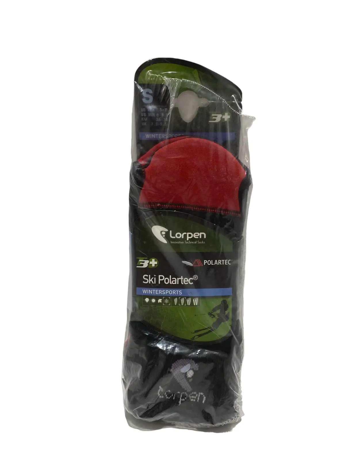 Lorpen Athletic Polartec Ski Light Comes With A Helicase Sock Ring Size Small 1
