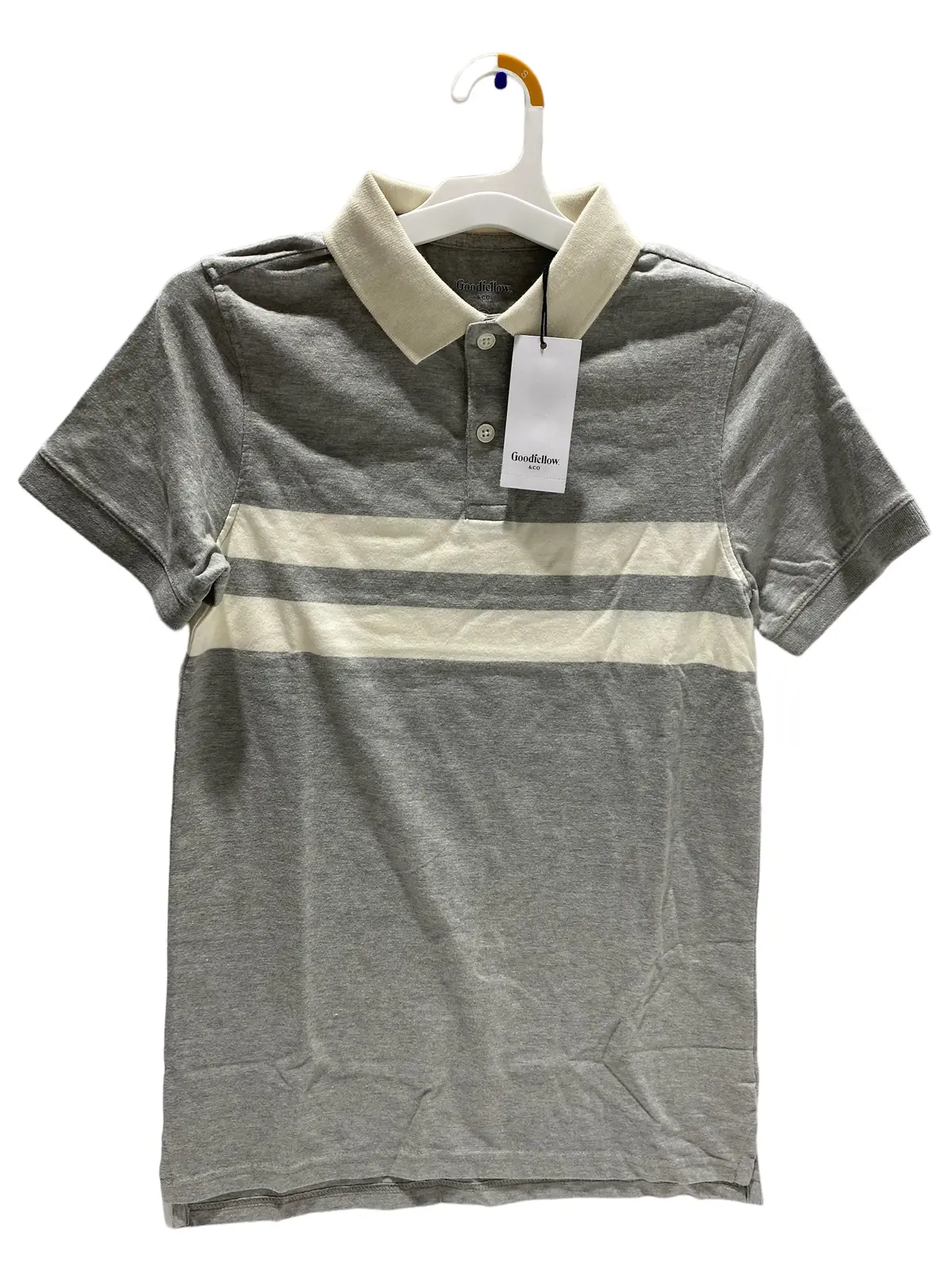 Men's Goodfellow & Co. Gray Short Sleeve Shirt Size-M 1