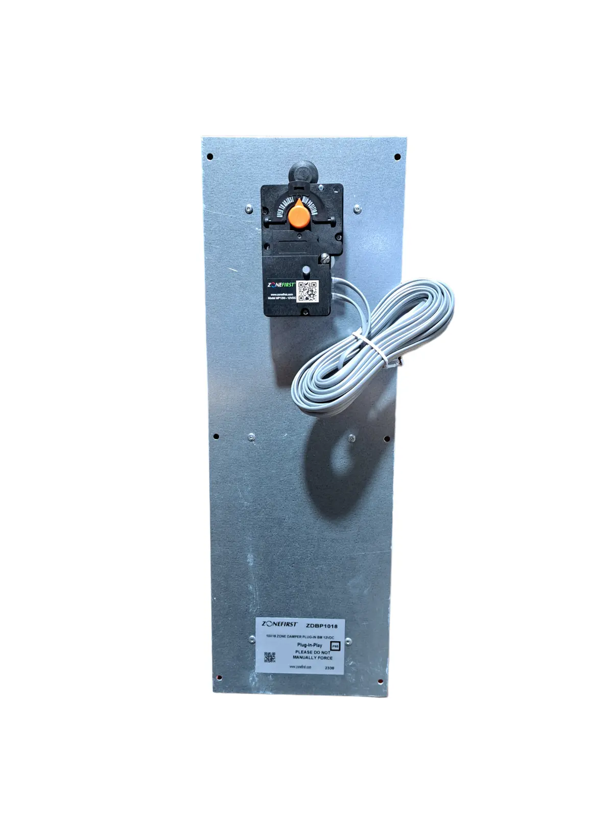 Zonefirst, Zdbp1018, 10X18, Zone Damper, Plug-In, Bm 12Vdc - New No Box 1
