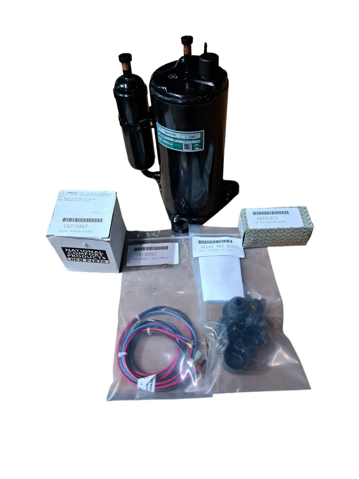 National Comfort Products, 14210245K, 208-230V, R410a, Compressor, Kit 1