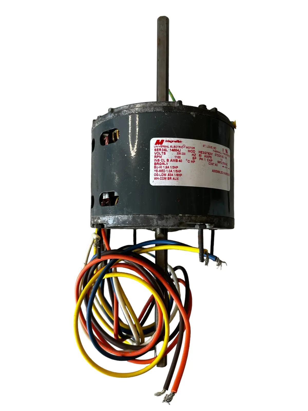 Magnetek, He3g792n, 1/3Hp, 1/5Hp, 1/8Hp, Motor - New In Box 1