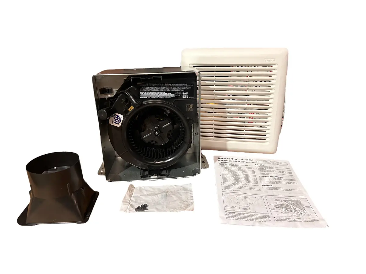 Broan Flex Series, A110, 110 Cfm, Ceiling Roomside Installation Bathroom, Exhaust Fan 1